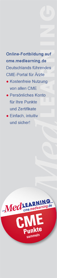 Das unabhängige Online-Portal für Ihre zertifizierte ärztliche Fortbildung. Mit Online-CME aus Klinik, Forschung, Industrie und Verbänden.